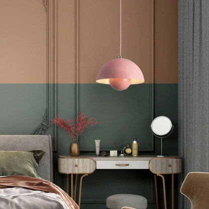 Halfronde LED Kroonluchter – 23x16 cm – Modern Design in Kleur voor Woonkamer of Eettafel