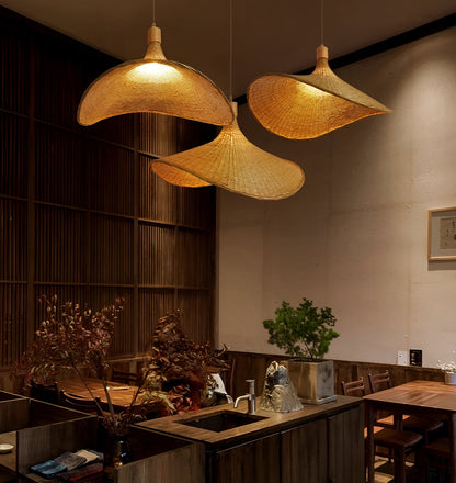 BambWicker Hanglamp – Handgemaakte Rattan Verlichting met Natuurlijke Elegantie
