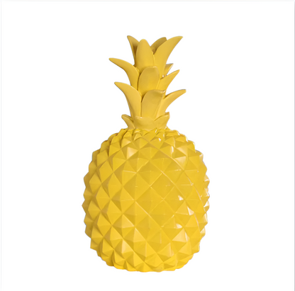 Palmano spaarpot – decoratieve ananas spaarpot van hars in vrolijke kleuren