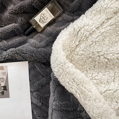 Cozy Cuddle – Dubbellaagse Kasjmier Fleecedeken voor Warme Nachten in Stijl