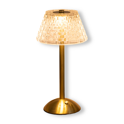 EleGlow tafellamp – vintage draadloze designlamp met touchbediening en 3 lichtstanden