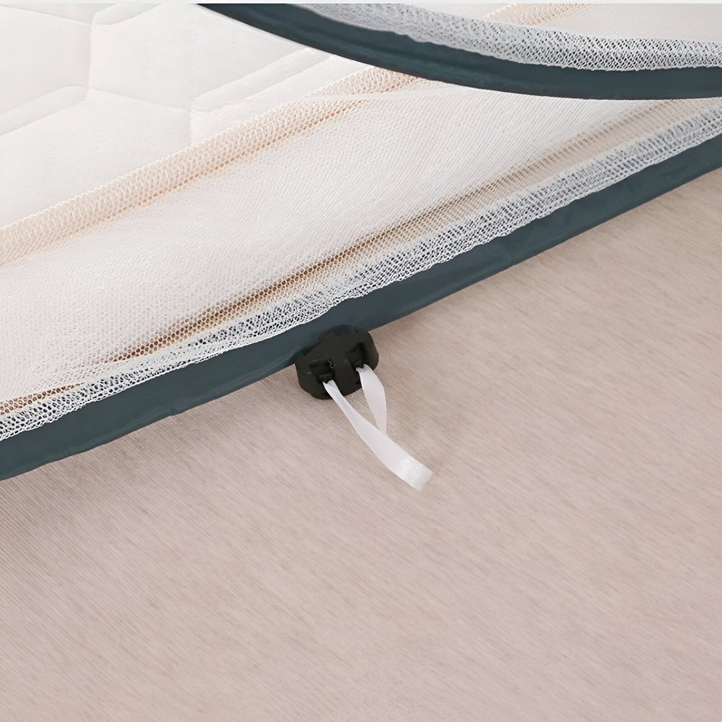 Klamboe Opvouwbaar Rond Anti-Muggennet met Ritssluiting en Bogen | 190x90x90cm