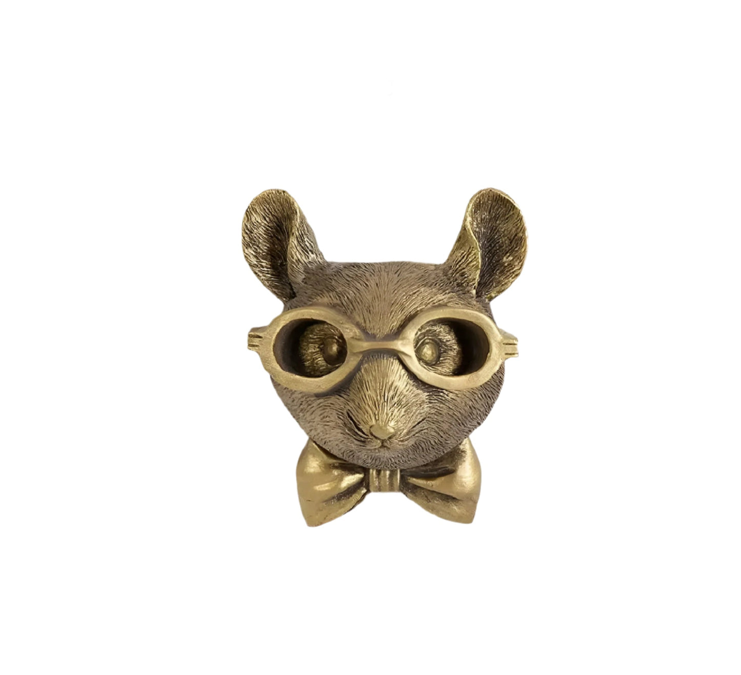 Decoratieve Dieren Wandhaak – Goudkleurige Muurhaak in Herten- of Dierenkop Design