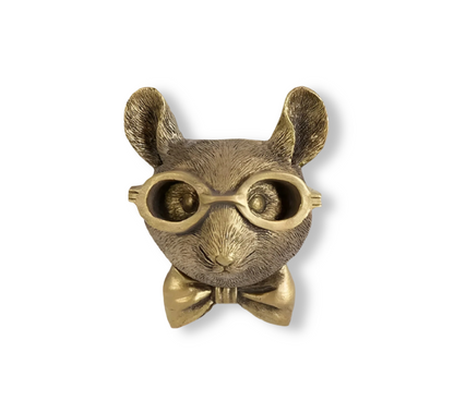 Decoratieve Dieren Wandhaak – Goudkleurige Muurhaak in Herten- of Dierenkop Design