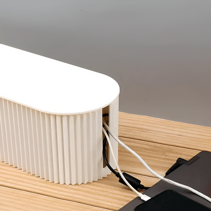 Hid Kabelbox – Minimalistische Kabel Organizer in Macaron-kleuren – Oplader- en Snoeren Opbergdoos voor Bureau en Woonruimte