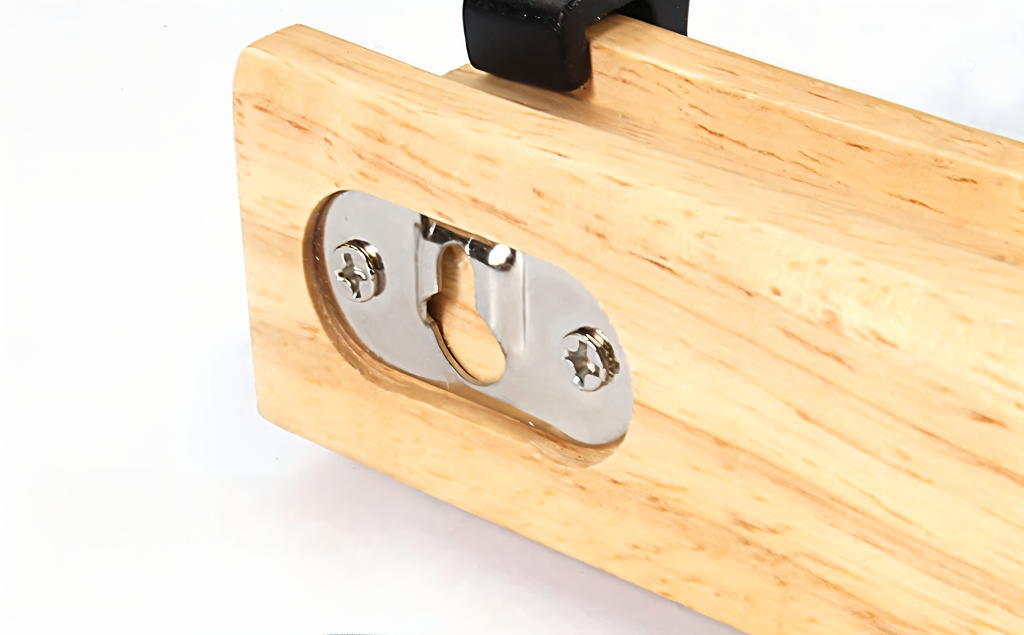 Wandkapstok van Hout met Verstelbare Aluminium Haken – HookRack 5-Haaks | Wandgarderobe voor Hal, Badkamer & Slaapkamer
