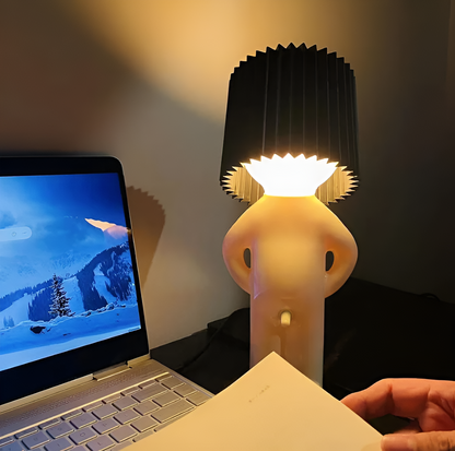 ShyBoy LED Tafellamp – Creatieve Kindervriendelijke Nachtlamp in Cartoonstijl | 29cm Hoog – Meerdere Kleuren