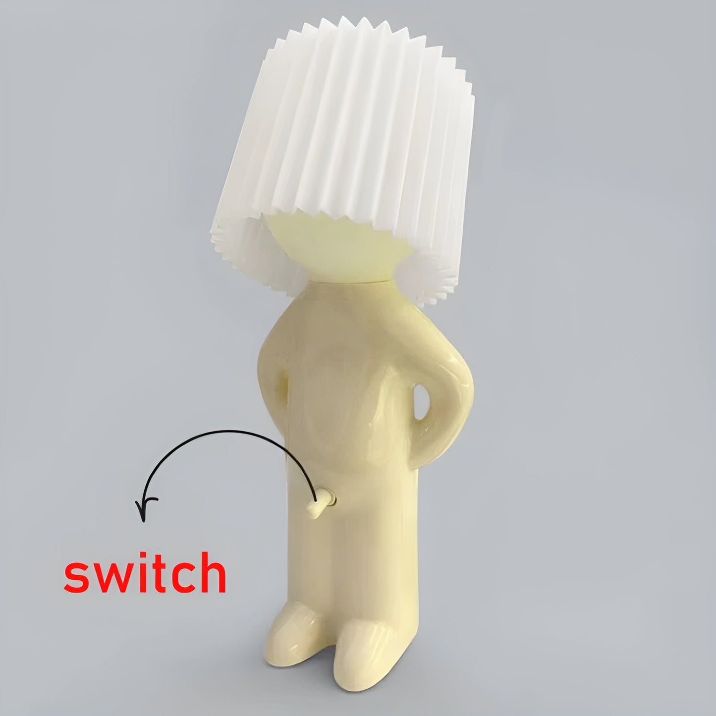 ShyBoy LED Tafellamp – Creatieve Kindervriendelijke Nachtlamp in Cartoonstijl | 29cm Hoog – Meerdere Kleuren