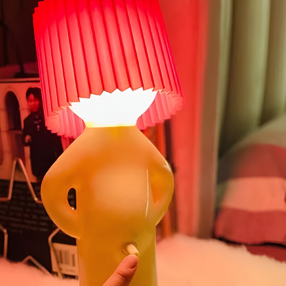 ShyBoy LED Tafellamp – Creatieve Kindervriendelijke Nachtlamp in Cartoonstijl | 29cm Hoog – Meerdere Kleuren