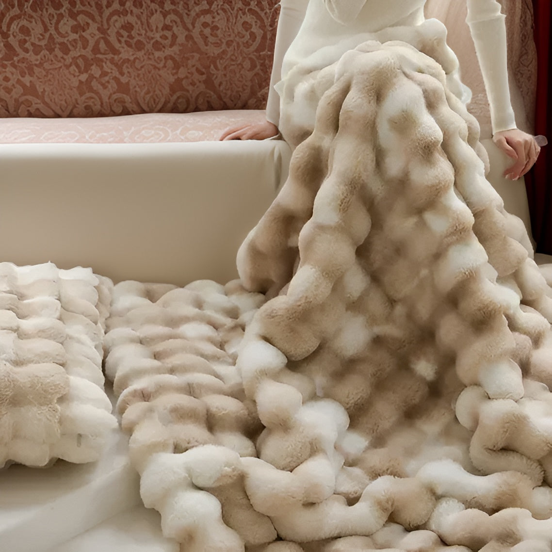 LuxeFleece Reisdeken – Zachte en Warme Pluche Decke voor Onderweg