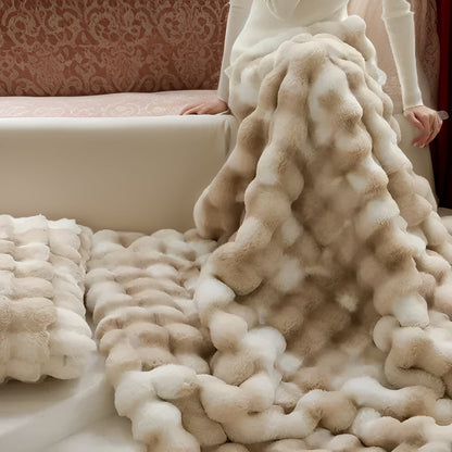 LuxeFleece Reisdeken – Zachte en Warme Pluche Decke voor Onderweg