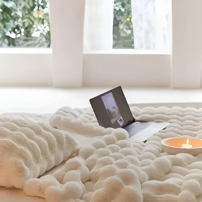 LuxeFleece Reisdeken – Zachte en Warme Pluche Decke voor Onderweg