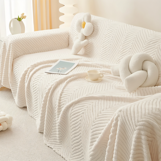 Luxe fluwelen sofa hoes – Wasbaar, anti-slip & huisdiervriendelijk | Beschermhoes voor bank of fauteuil