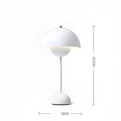 Valmira tafellamp – moderne draadloze ledlamp in paddenstoelvorm met touchbediening