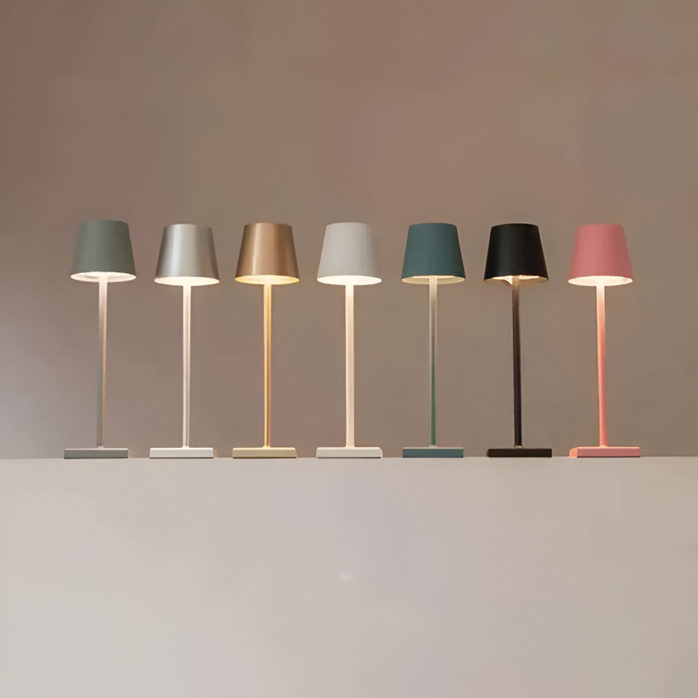 Soluvia tafellamp – vintage draadloze ledlamp met dimfunctie en waterdicht design