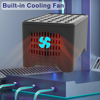 Voltaro laadstation – universele multi-USB hub met 30 poorten en 150W vermogen