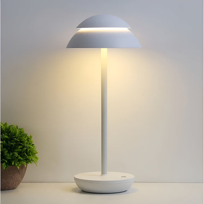 Draadloze LED Tafellamp in Parapludesign – Dimbaar, Oplaadbaar en Modern