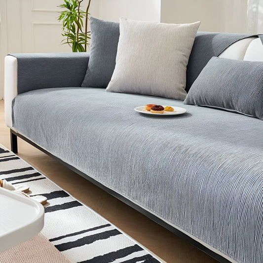 Sofahoes van hoogwaardig chenille met antislip siliconen achterkant – Ademend & stijlvol
