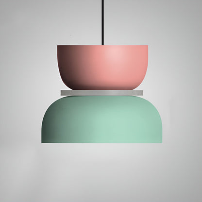 VividGlow Hanglamp – Macaron LED Designlamp van Metaal in Levendige Kleuren, Energiezuinig en Modern