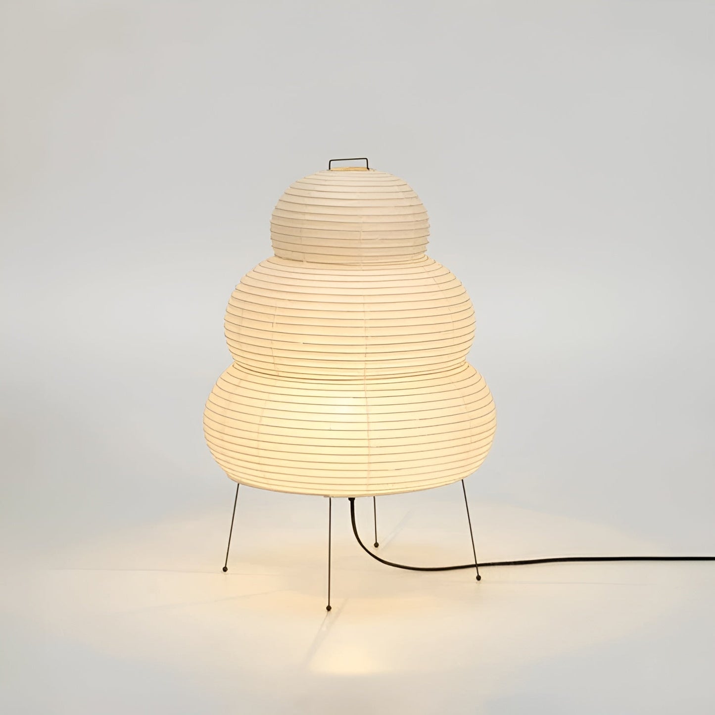 Zen Glow Rijstpapier Vloerlamp – Japanse Minimalistische Sfeer
