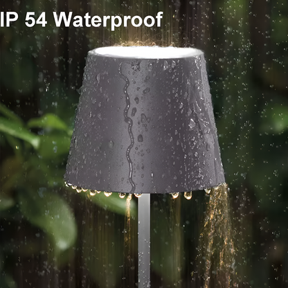 Soluvia tafellamp – vintage draadloze ledlamp met dimfunctie en waterdicht design