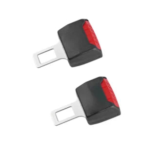 Autogordel Verlengclip 2-Pack – Veiligheidsaccessoire voor Extra Ruimte & Comfort in de Auto | Zwart Metaal & Kunststof