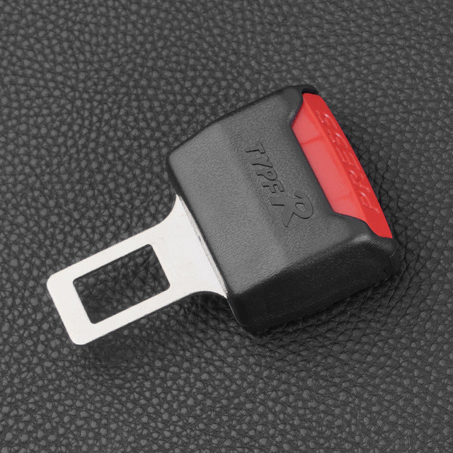 Autogordel Verlengclip 2-Pack – Veiligheidsaccessoire voor Extra Ruimte & Comfort in de Auto | Zwart Metaal & Kunststof