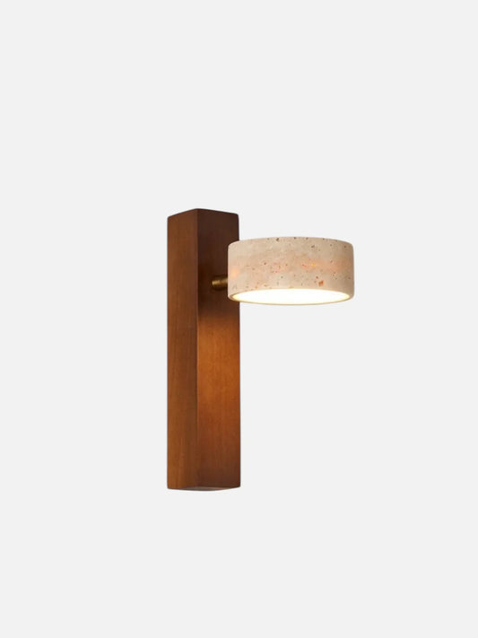 Cemento Luxe Wandlamp – Robuuste Elegantie met Cement en Hout