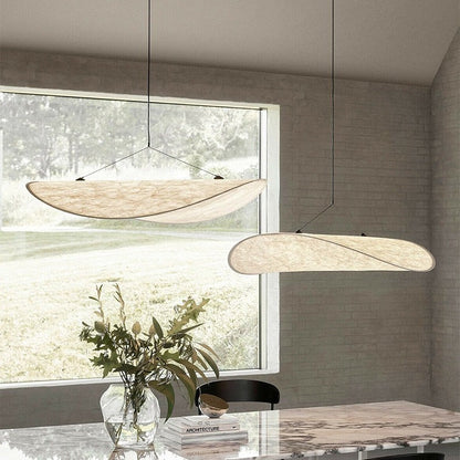 Japandi Hanglamp Zijde - Minimalistisch Design voor Slaapkamer
