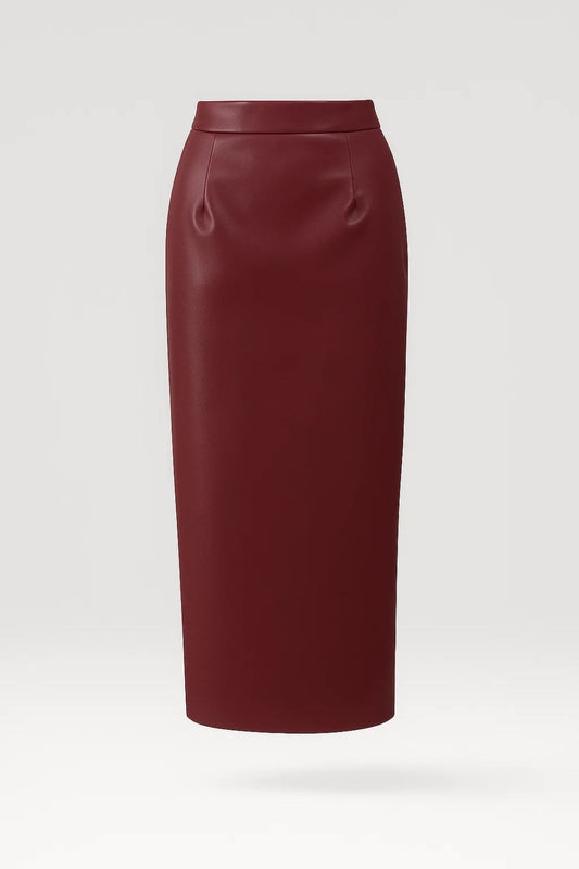 Dames kokerrok – midi, aansluitend, elegant, herfst & winter