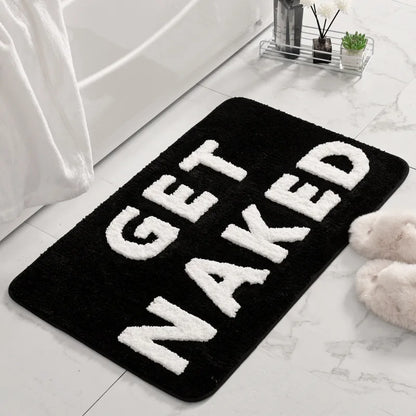 LuxeQuote Badmat – Zachte en Antislip Badmat met Tekst | Modern, Stijlvol & Comfortabel