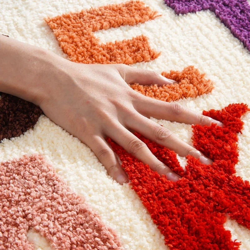 LuxeQuote Badmat – Zachte en Antislip Badmat met Tekst | Modern, Stijlvol & Comfortabel