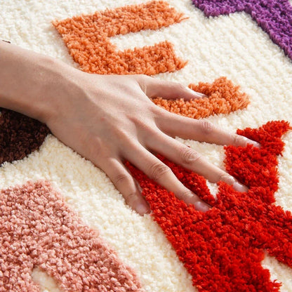LuxeQuote Badmat – Zachte en Antislip Badmat met Tekst | Modern, Stijlvol & Comfortabel