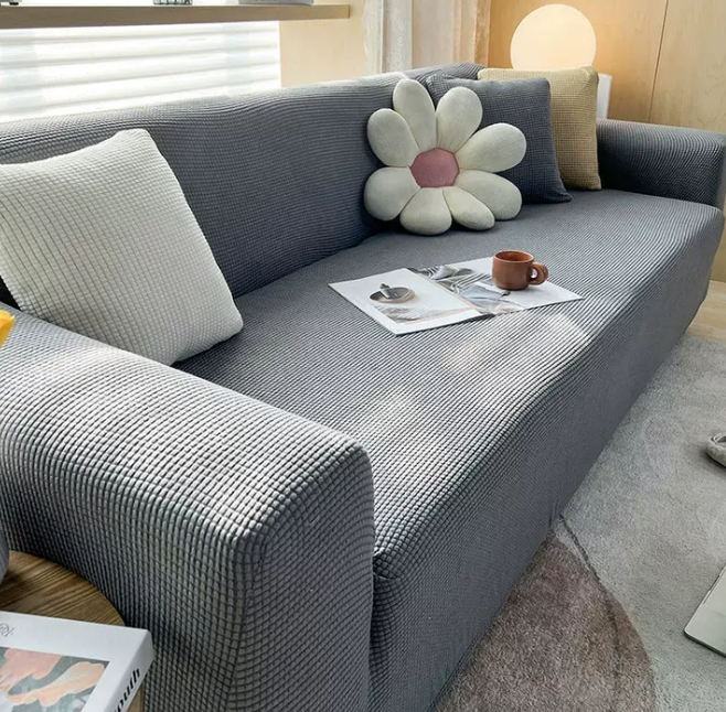 Moderne Sofahoes – Beschermhoes voor de bank in Donkergrijs, Groen, Lichtgrijs of Zwart