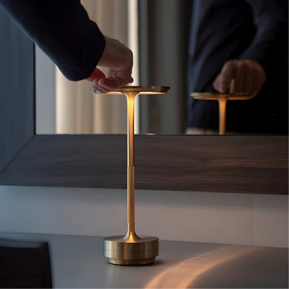 Lumora tafellamp – draadloze designlamp met touchbediening en dimbaar ledlicht