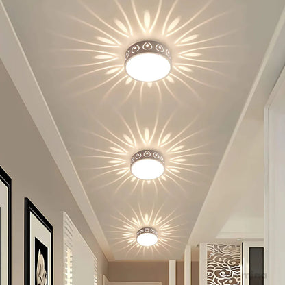 Moderne LED Plafondlamp - Ultravlak Design met Warm of Koel Licht voor Gang, Entree en Balkon