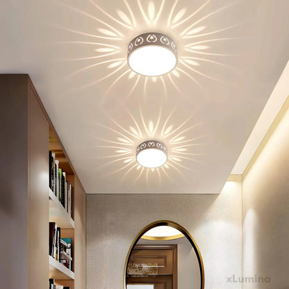 Moderne LED Plafondlamp - Ultravlak Design met Warm of Koel Licht voor Gang, Entree en Balkon