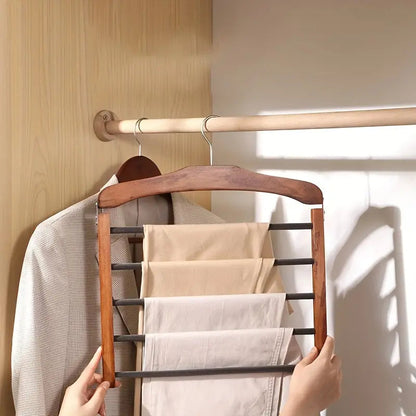 Kleerhanger – Massief Hout met Metalen Details