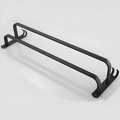LuxeRack – Wandgemonteerde Handdoekhouder van Aluminium met 2 of 3 Stangen – Zwart, Modern, Ruimtebesparend en Zonder Boren