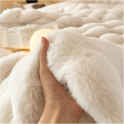 LuxeFleece Reisdeken – Zachte en Warme Pluche Decke voor Onderweg