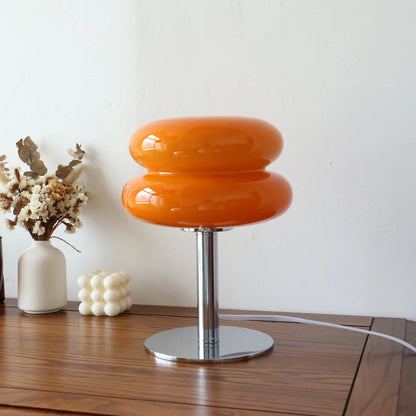 Macaron Kleur Tafellamp met Dimbare Verlichting – 28 cm Hoog, Ideaal voor Woonkamer en Slaapkamer