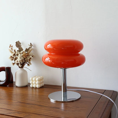 Macaron Kleur Tafellamp met Dimbare Verlichting – 28 cm Hoog, Ideaal voor Woonkamer en Slaapkamer