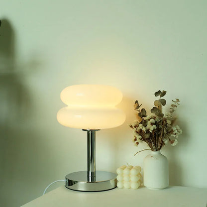 Macaron Kleur Tafellamp met Dimbare Verlichting – 28 cm Hoog, Ideaal voor Woonkamer en Slaapkamer