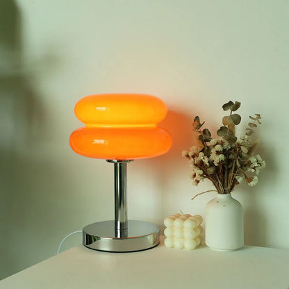 Macaron Kleur Tafellamp met Dimbare Verlichting – 28 cm Hoog, Ideaal voor Woonkamer en Slaapkamer