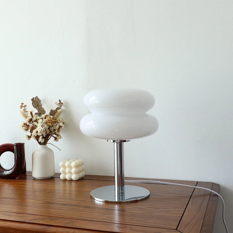 Macaron Kleur Tafellamp met Dimbare Verlichting – 28 cm Hoog, Ideaal voor Woonkamer en Slaapkamer