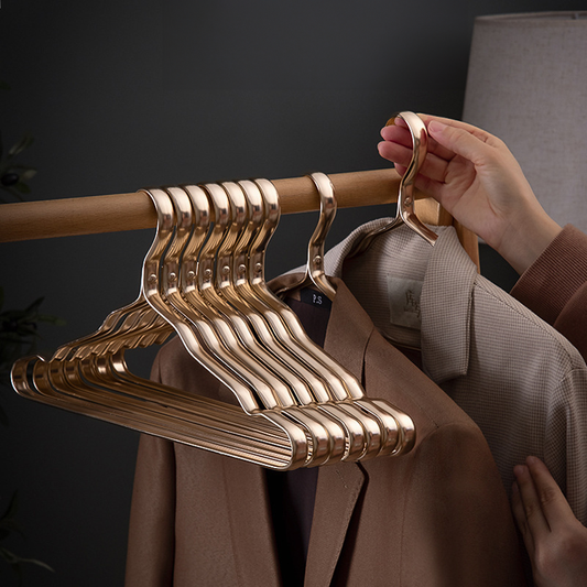 Kleerhangers – Messingkleurig Metaal (Set van 5)