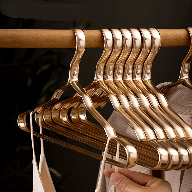 Kleerhangers – Messingkleurig Metaal (Set van 5)