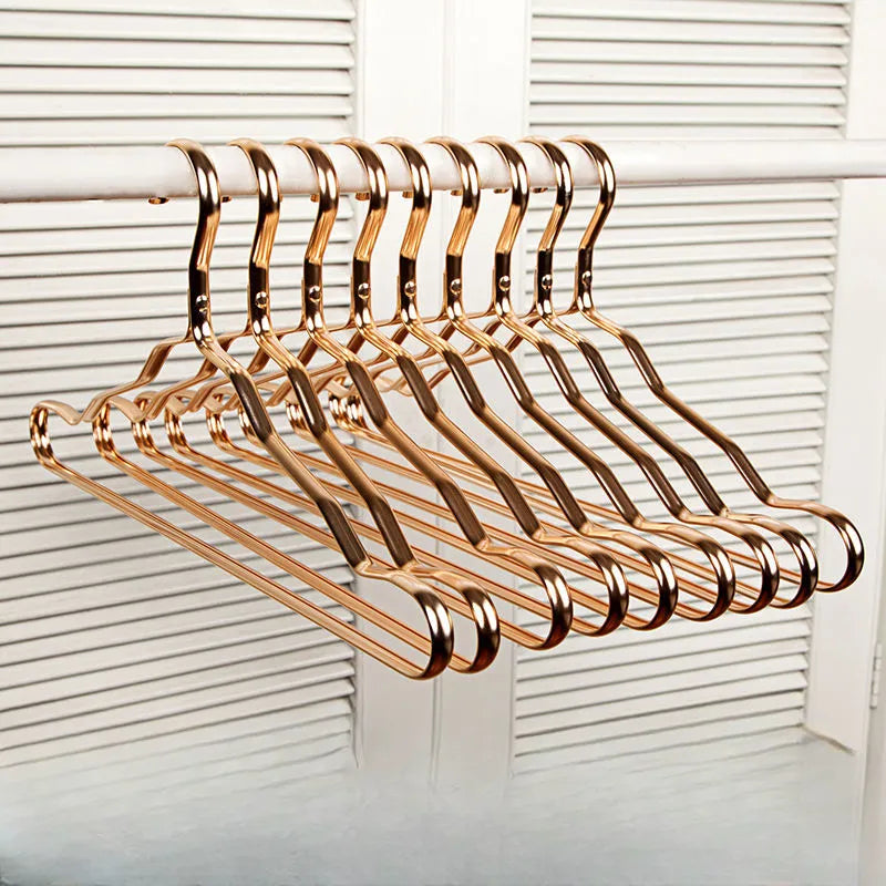 Kleerhangers – Messingkleurig Metaal (Set van 5)