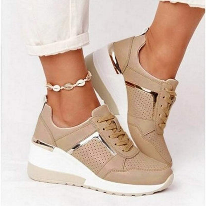 Dames sneakers – casual elegant, comfortabel, ademend, dagelijks