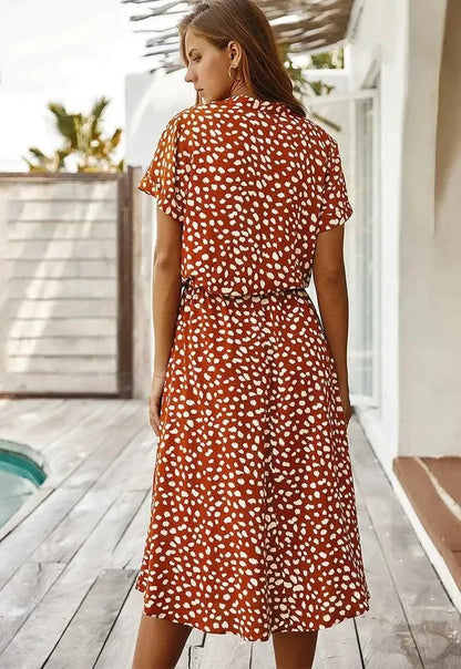Emma | Speelse Comfortabele Zomerjurk van Katoen 15